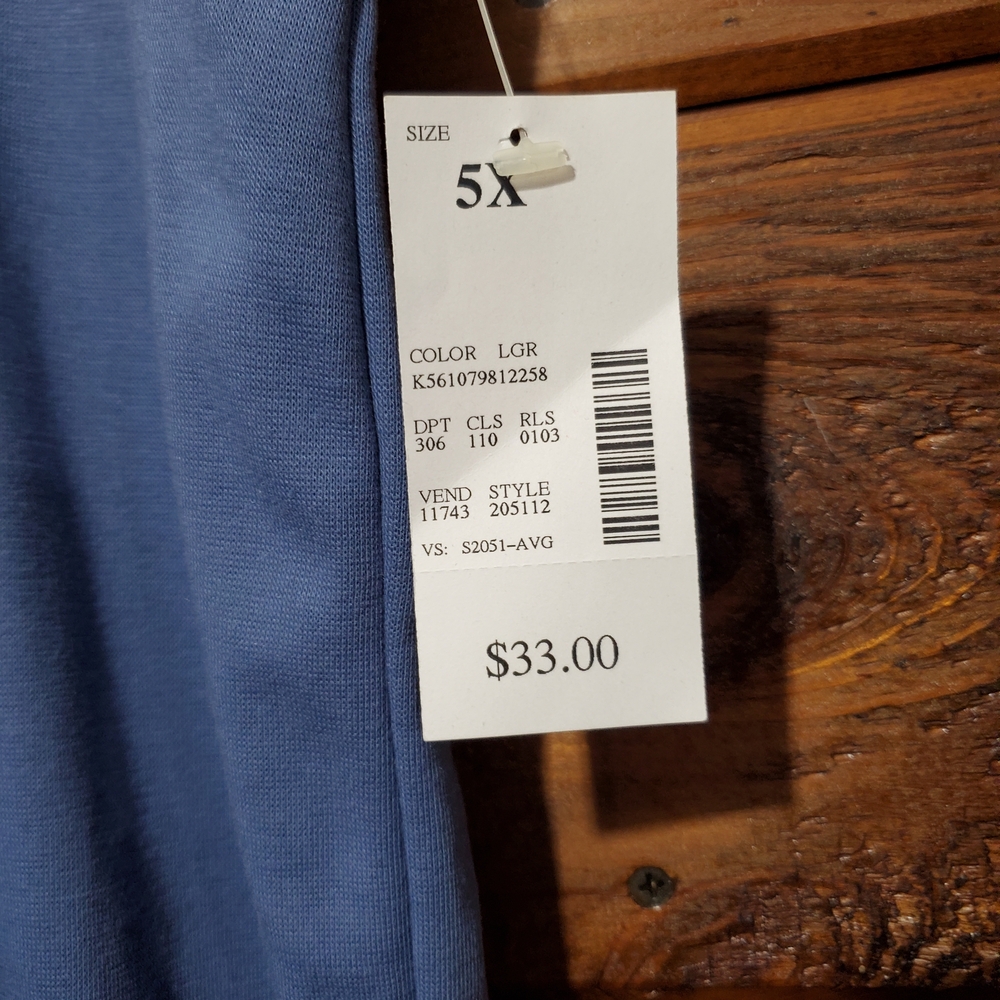 Women's Light Blue Pants - Picture 4 of 10